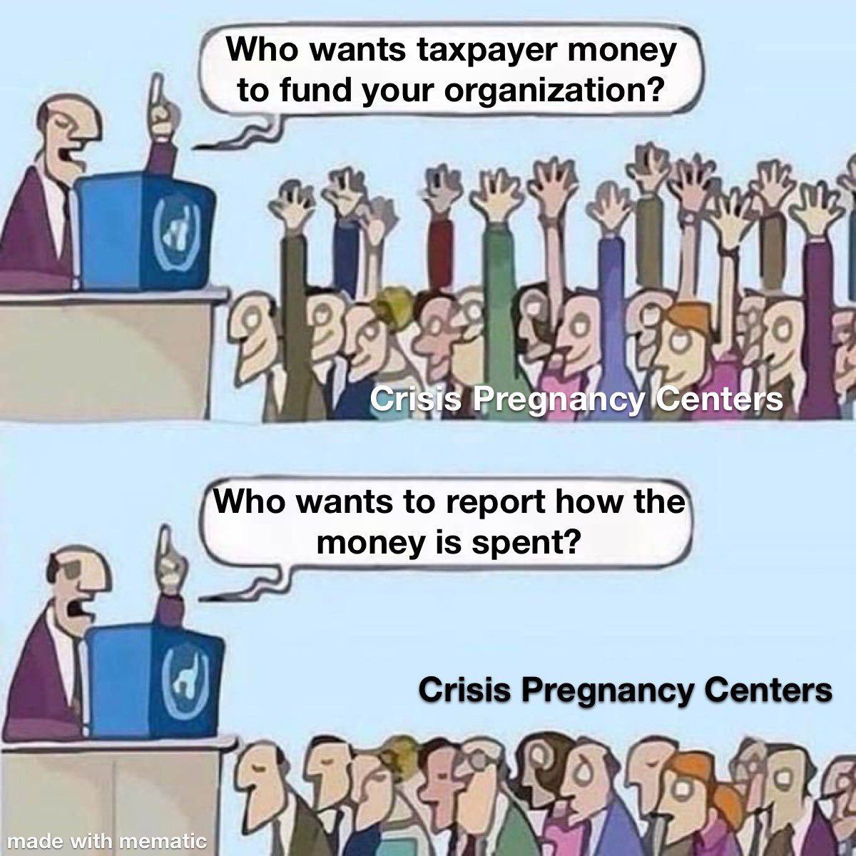 Crisis pregnancy centers (aka “anti-abortion centers”) in North Carolina receive $20 million of YOUR taxpayer dollars & we have no idea what they do with it. Read more in my op-ed: wral.com/story/julie-vo…