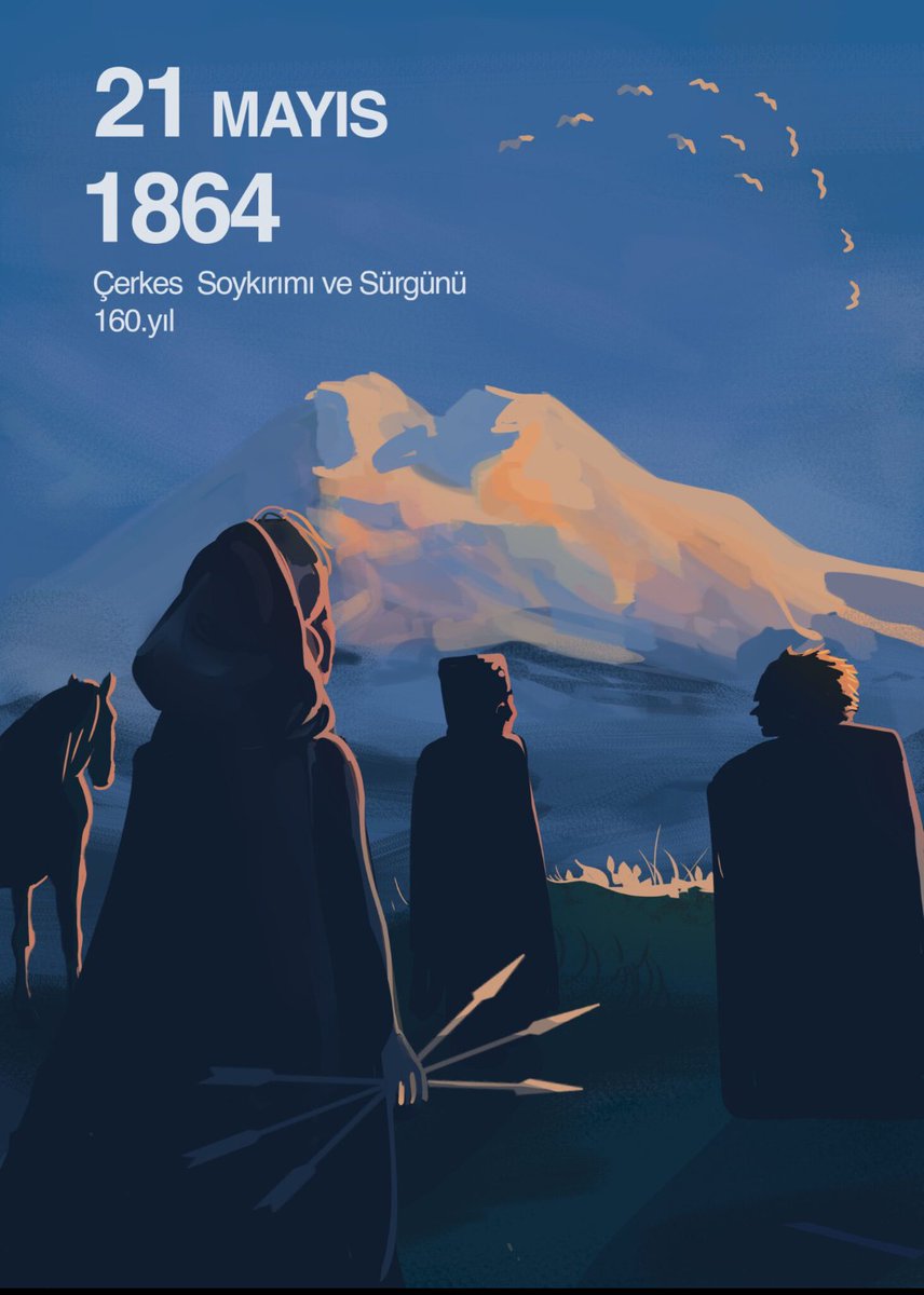 21 Mayıs 1864’te Rusya Tarafından Sürgüne Zorlanan ve Birçok Çekes’in Ölümüne Neden Olan Bu Sürgün ve Soykırımı Unutmadık.Rahmetle... #21May1864 #21MayısCerkesSoykırımı #21Mayıs1864CerkesSoykırım