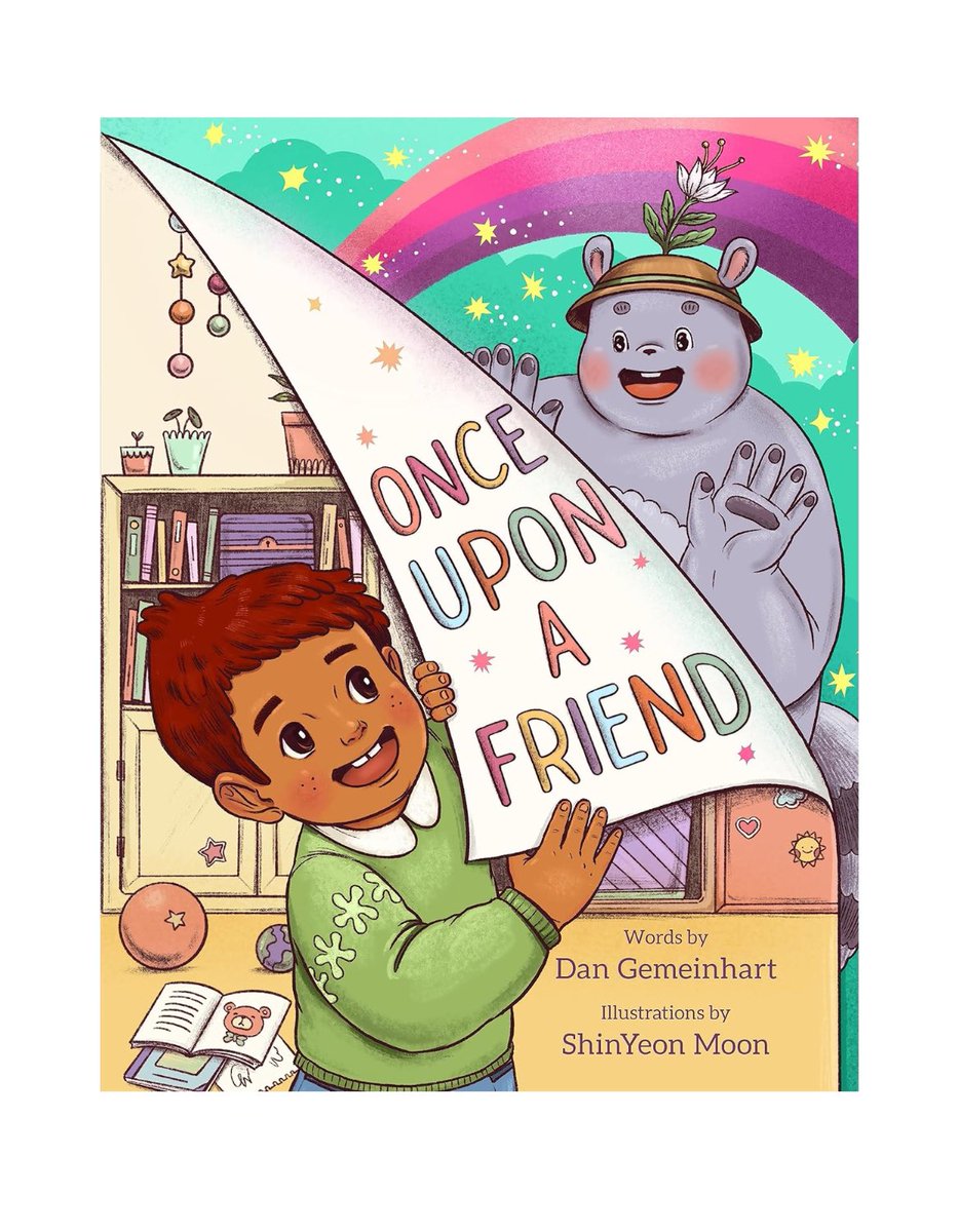 My first-ever picture book, ONCE UPON A FRIEND, comes out in less than a month…June 18th! This is an absolute book of my heart, & I can’t wait for this story to be out there in the world. It is available for pre-order, and to encourage that I’m doing a little giveaway! (Thread)