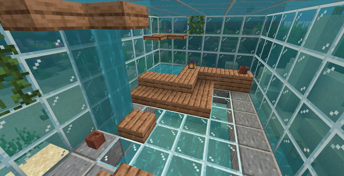 Do you ever build things in Minecraft that you want to visit in real life?

I'm sort of mesmerized by overwater bungalows, so I built one in a warm ocean (complete with a bathroom that has a glass floor overlooking the ocean) 😍

#Minecraft15