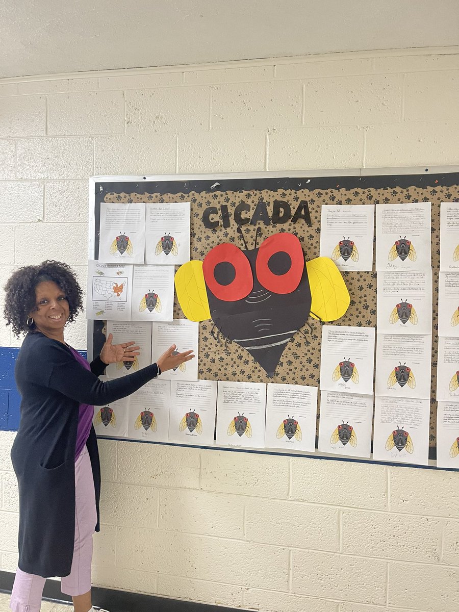 Ms.Moore’s fifth grade class learned about the Cicadas.