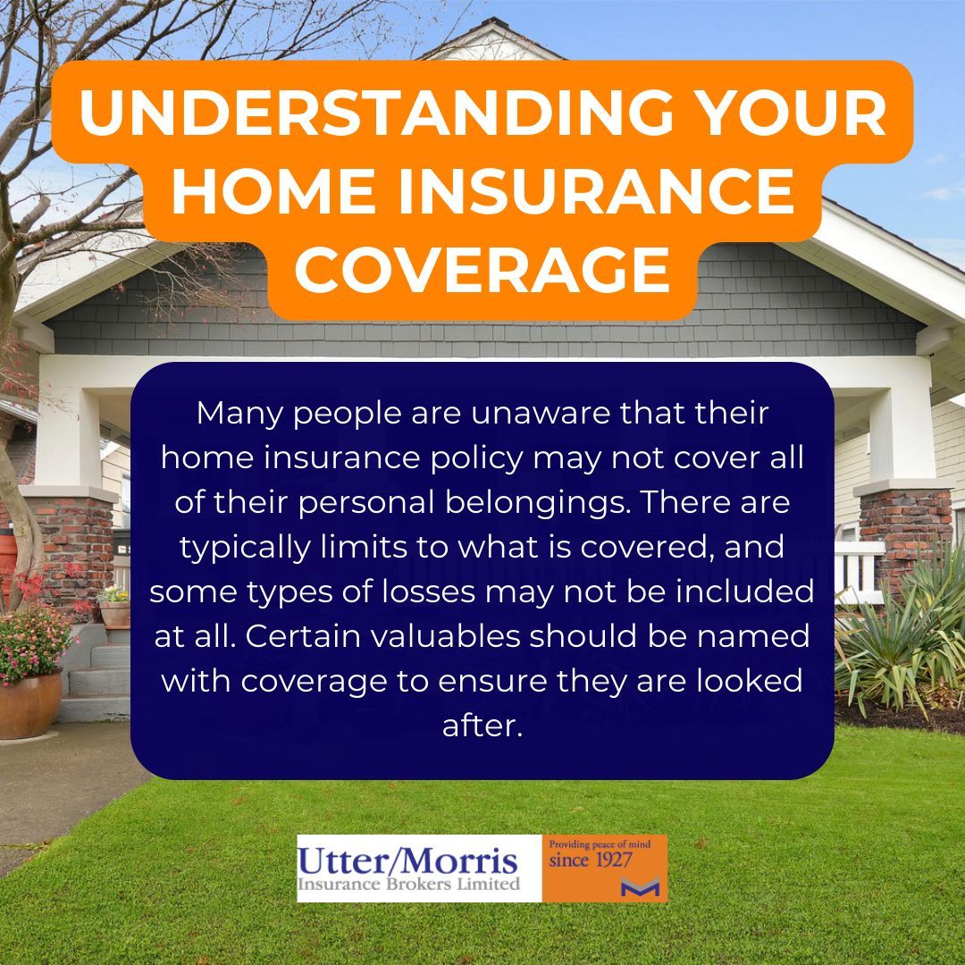 Need a quick reminder of our policy coverages here at Utter Morris? Don’t see the type of protection you're seeking? Give us a call to find out how we can help you!

#insurancecoverage #insurancebroker #insuranceburlington #policyplans #protect #homeinsurance #lifeinsurance