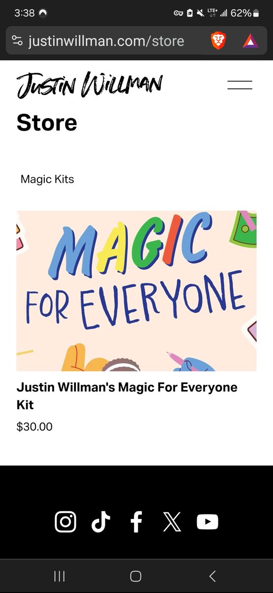 135dotx's tweet image. Check-out Justin&apos;s store, especially if you have kids who wanna do magic!!!  🔥🔥🔥

Also, where did the lighter fluid come from?  😹
#IYKYK #MagicForHumans #JustinWillman
