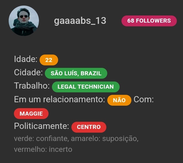 Não sei o que é pior, a i.a me chamando de centrão ou dizendo que eu não sou casado com a maggie de twd