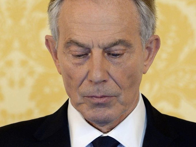 Tony Blair is a war criminal. RT if you agree. I always post this when he trends, it's a tradition.