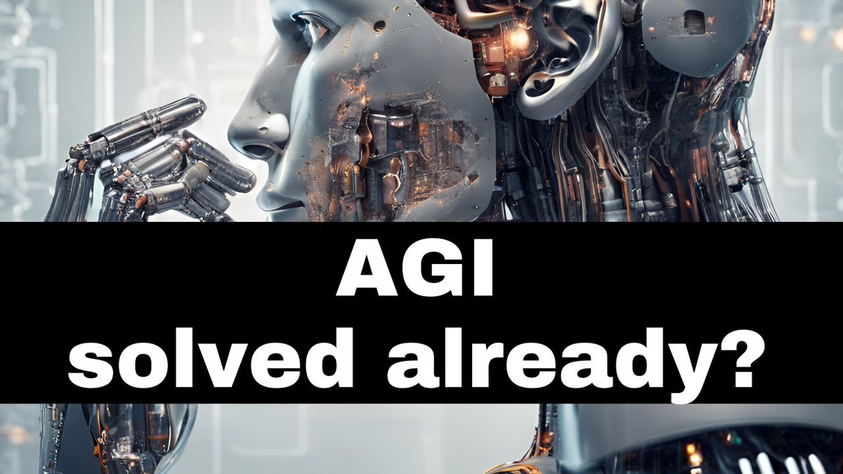 johnkoetsier's tweet image. Have we already achieved AGI?

GPT-4o performs better than most humans at most tasks, and better than any human when looking at a very wide range of tasks.

Is that AGI?

YouTube youtu.be/zLw2jPKU0LI
Spotify/Apple/other podcasting platforms: podcasters.spotify.com/pod/show/techf…