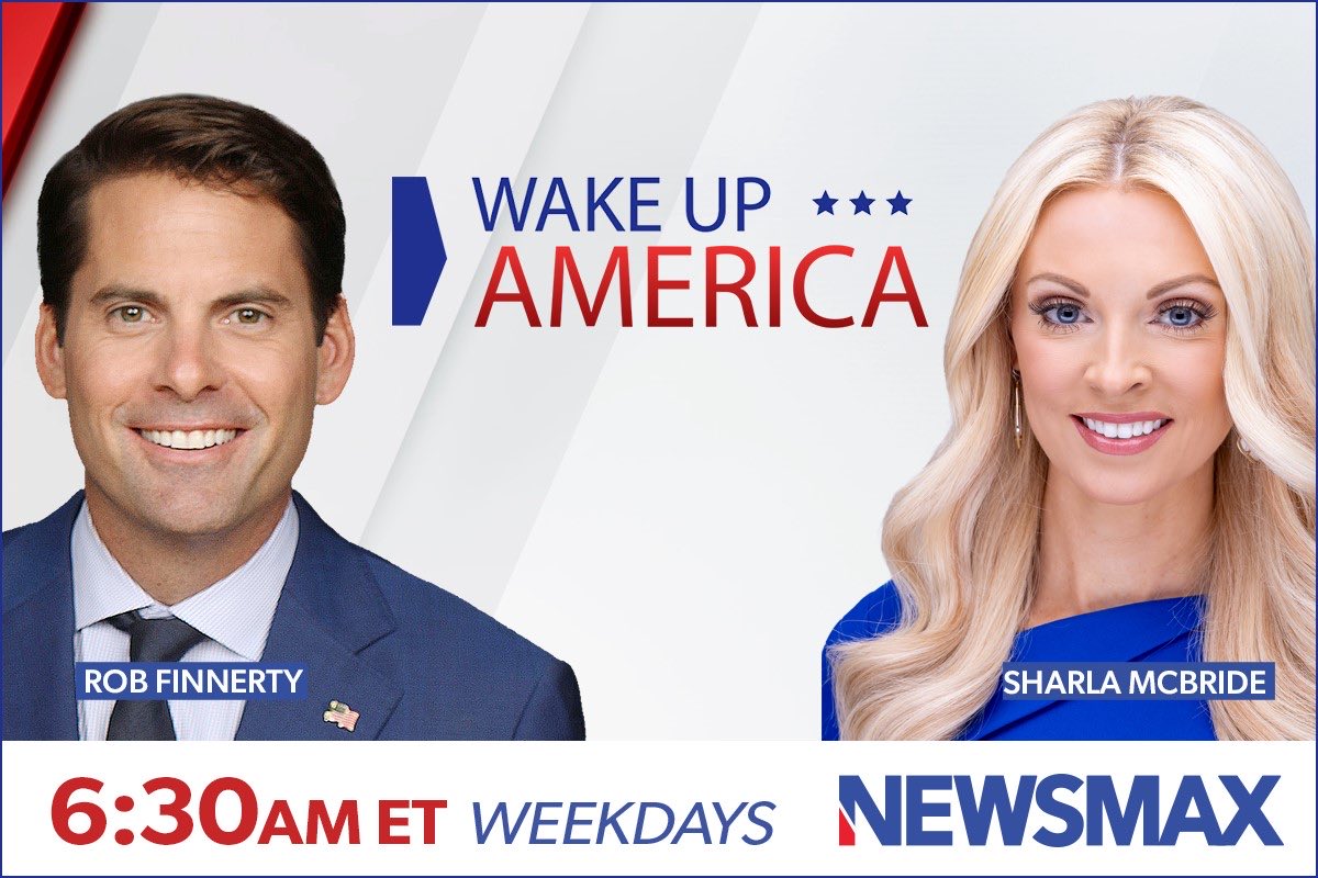 Join me tomorrow morning on Wake up America at 6:30 ET and also during the 7 o’clock hour. If you haven’t watched you are missing the best morning show on TV with Rob and Sharla.