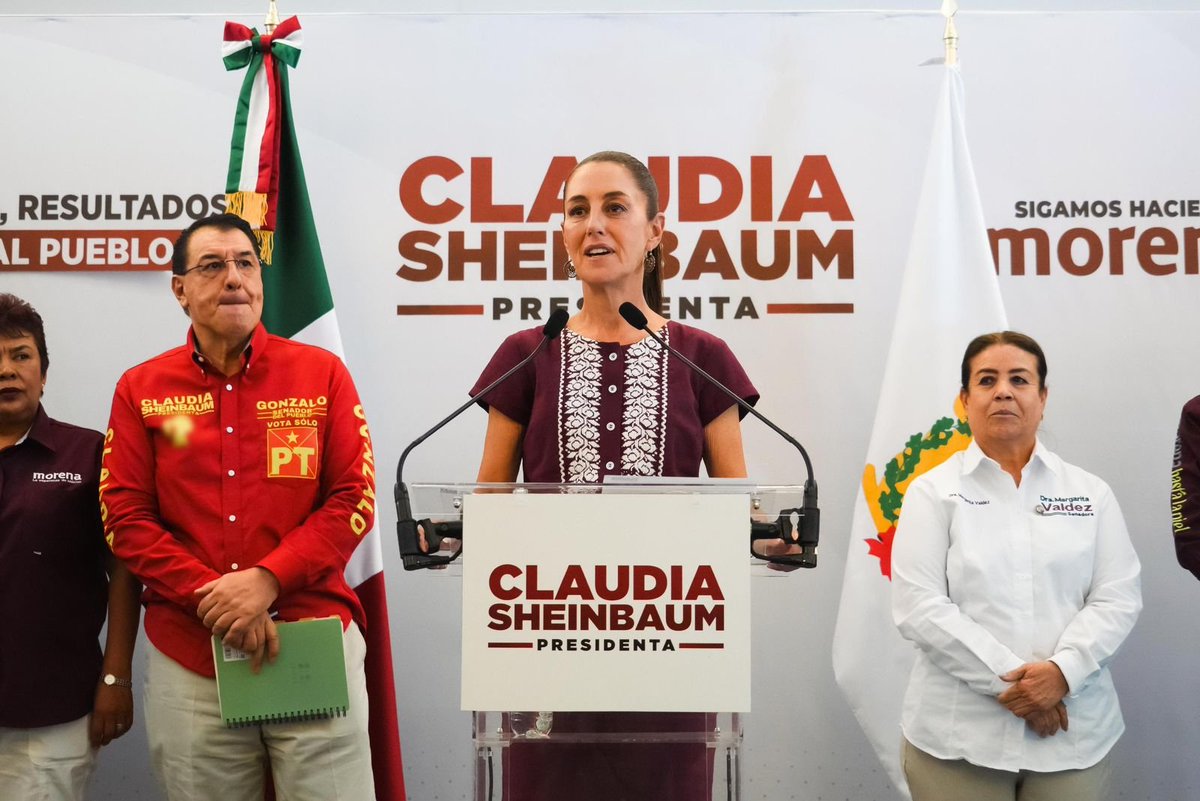 #ClaudiaPresidentaDeMéxico 
Claudia Sheinbaum anunció que Durango será parta de la Estrategia Nacional de Relocalización y Desarrollo Nacional de su Proyecto de Nación con la creación de un Polo del Bienestar en la entidad.
#YoConClaudia