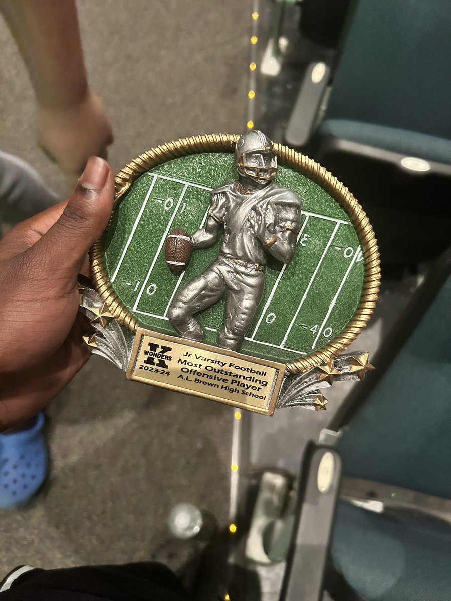 Most Outstanding Offensive Player Award from <a href="/ALBrownFootball/">A.L. Brown Football</a>