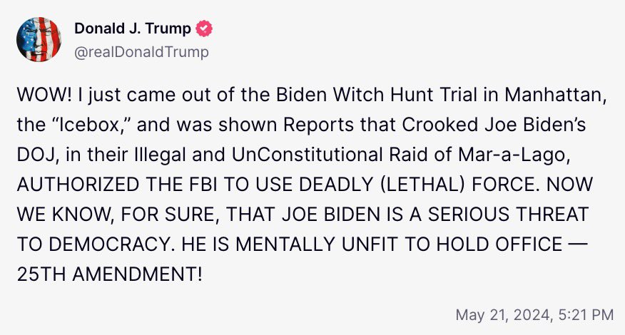 I made sure that he knew. The Biden DOJ and FBI were planning to assassinate Pres Trump and gave the green light. Does everyone get it yet???!!!! What are Republicans going to do about it? I tried to oust our Speaker who funded Biden’s DOJ AND FBI, but Democrats stopped it.