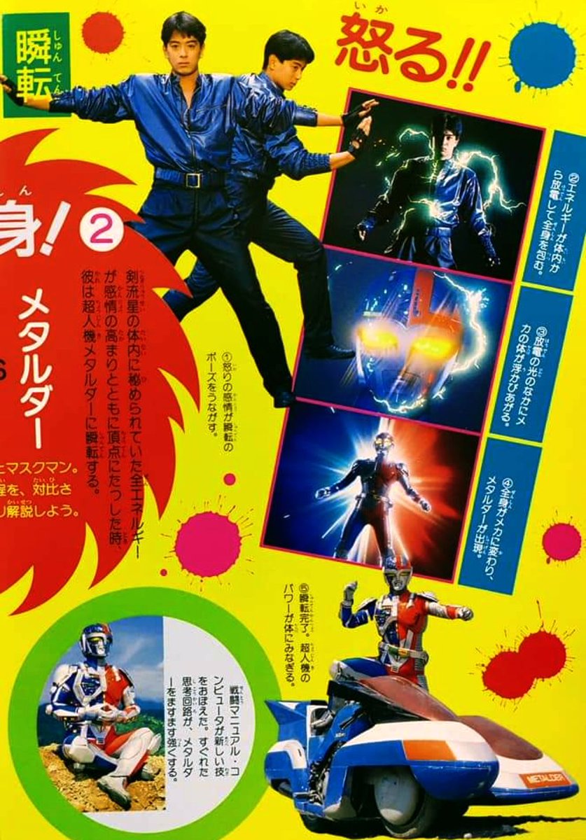 東映まんがまつり 1987年夏「#超人機メタルダー」。 束の間の休息を