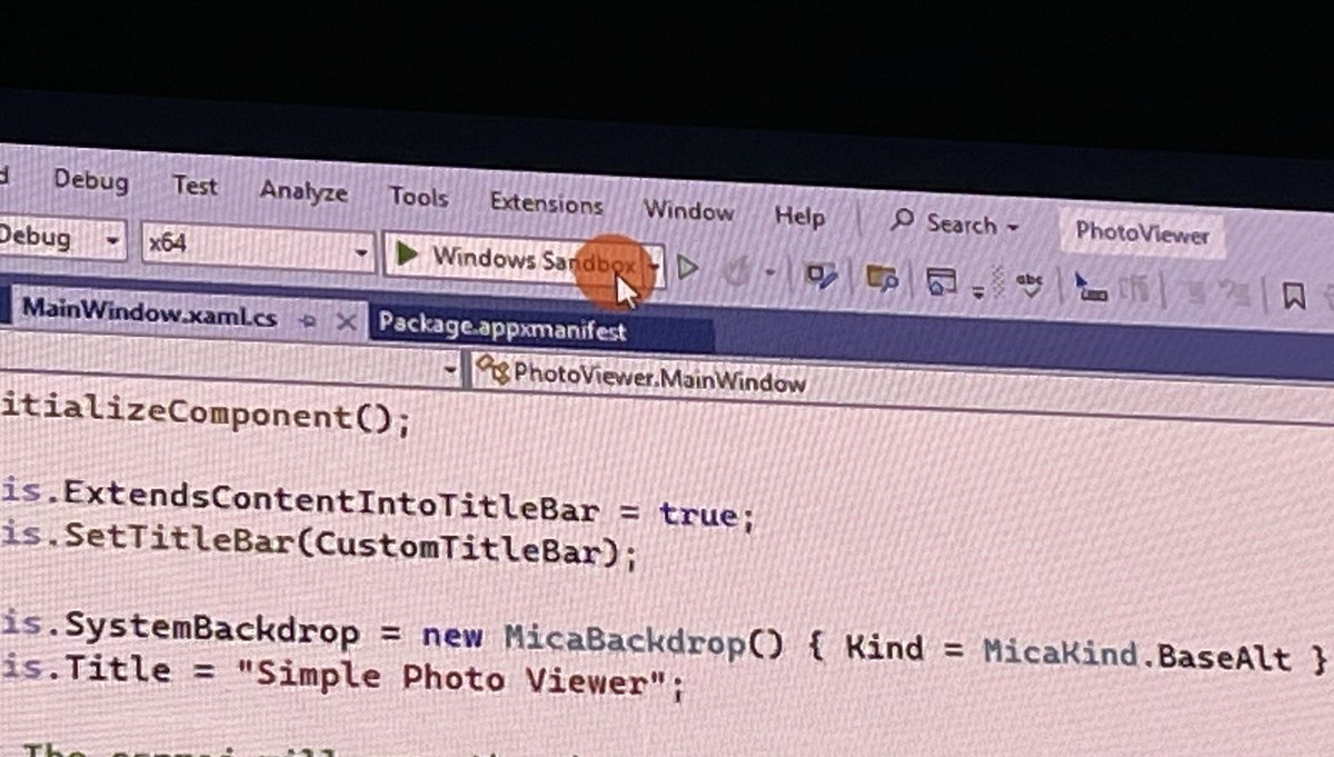 Nice you'll soon be able to deploy and start debugging directly in the Windows Sandbox. This will be super great for testing dependency requirements are all declared right