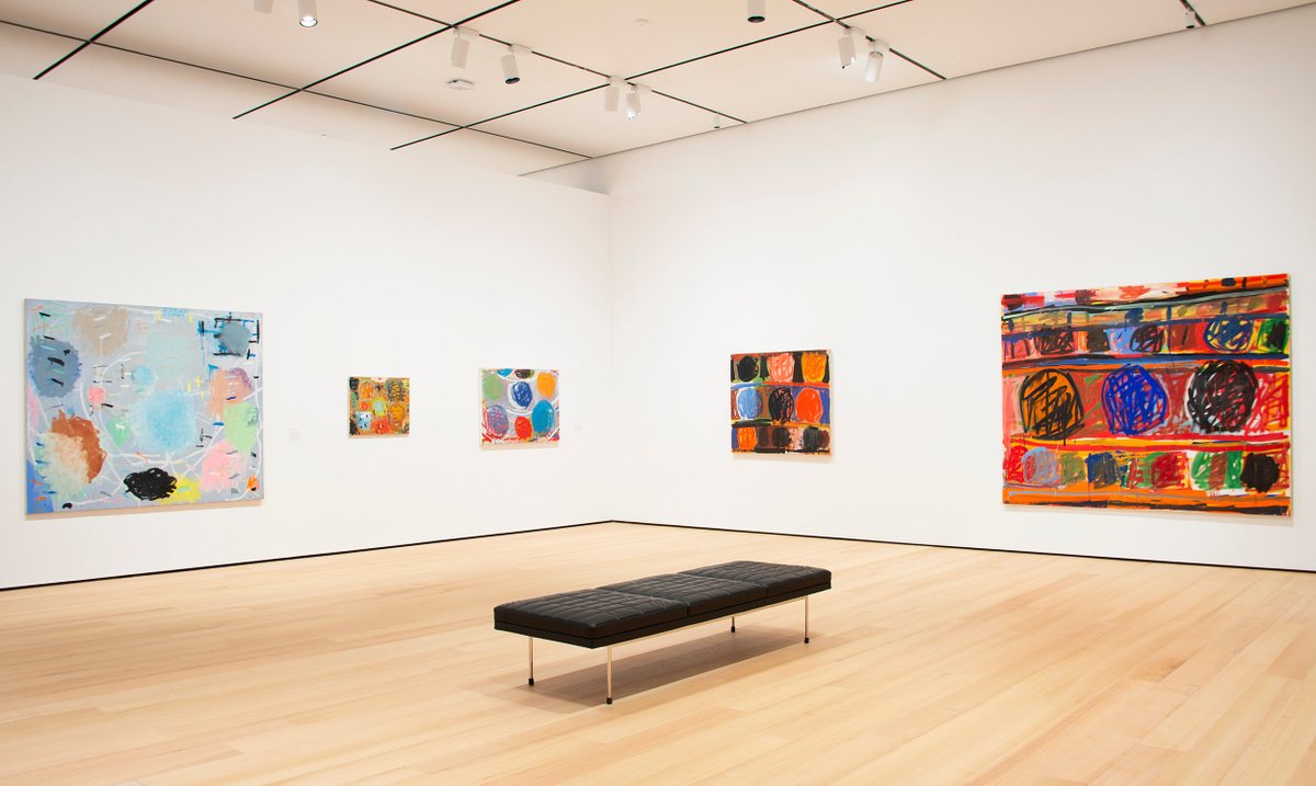 “How High the Moon,” an exhibition of paintings by Stanley Whitney, is on view through Sunday, May 26, at the Buffalo AKG Art Museum in New York: on.gagosian.com/3OEf71l @BuffaloAKG