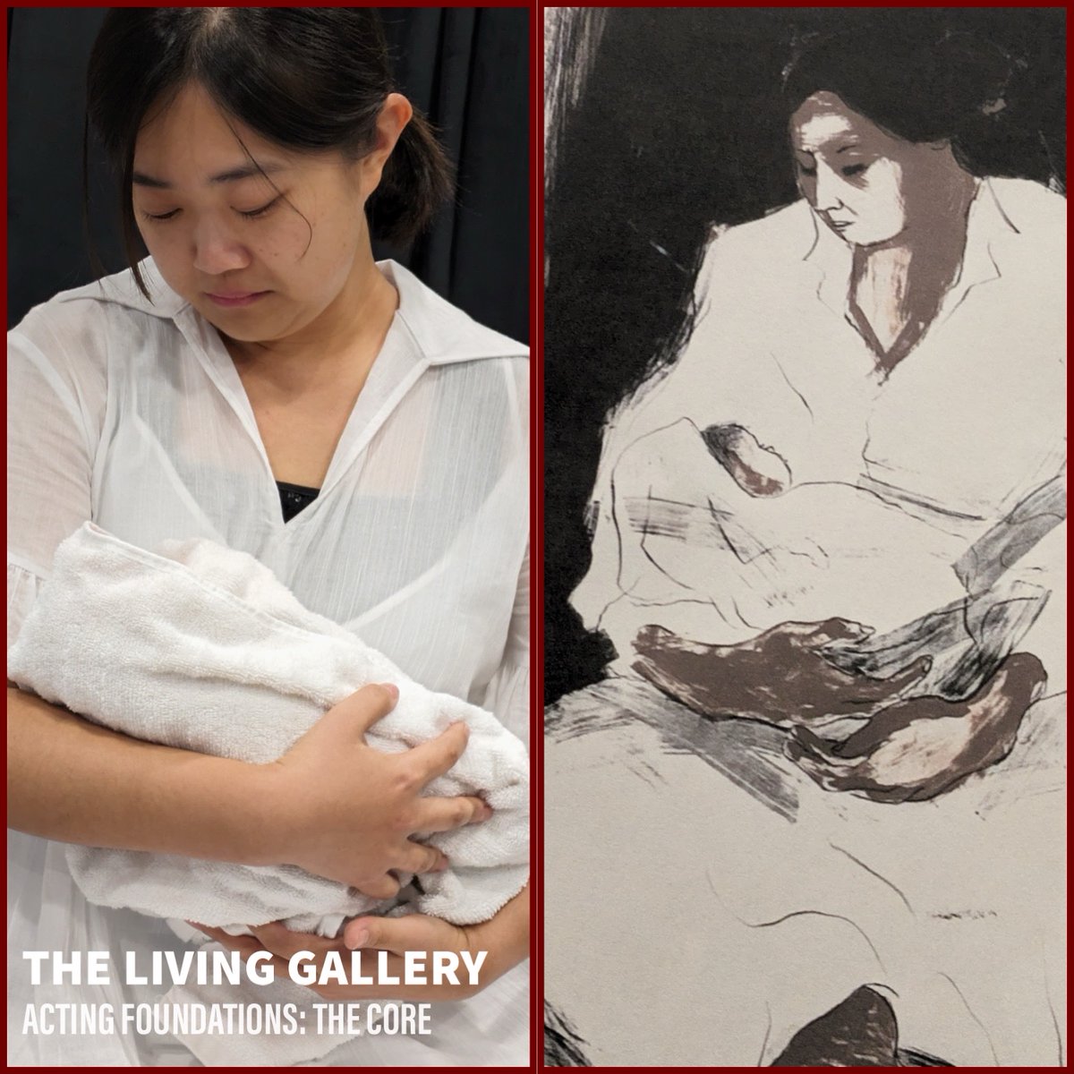 VerveStudiosAZ's tweet photo. The Living Gallery is one of our favorite exercises. Take a painting, portrait, photo and create backstory and the circumstances and then step into that life, live in class.
#vervestudiosaz #aspiringtoworkingactors #livinggallery #painting #backstory #roleprep https://t.co/0N0vu0oASi