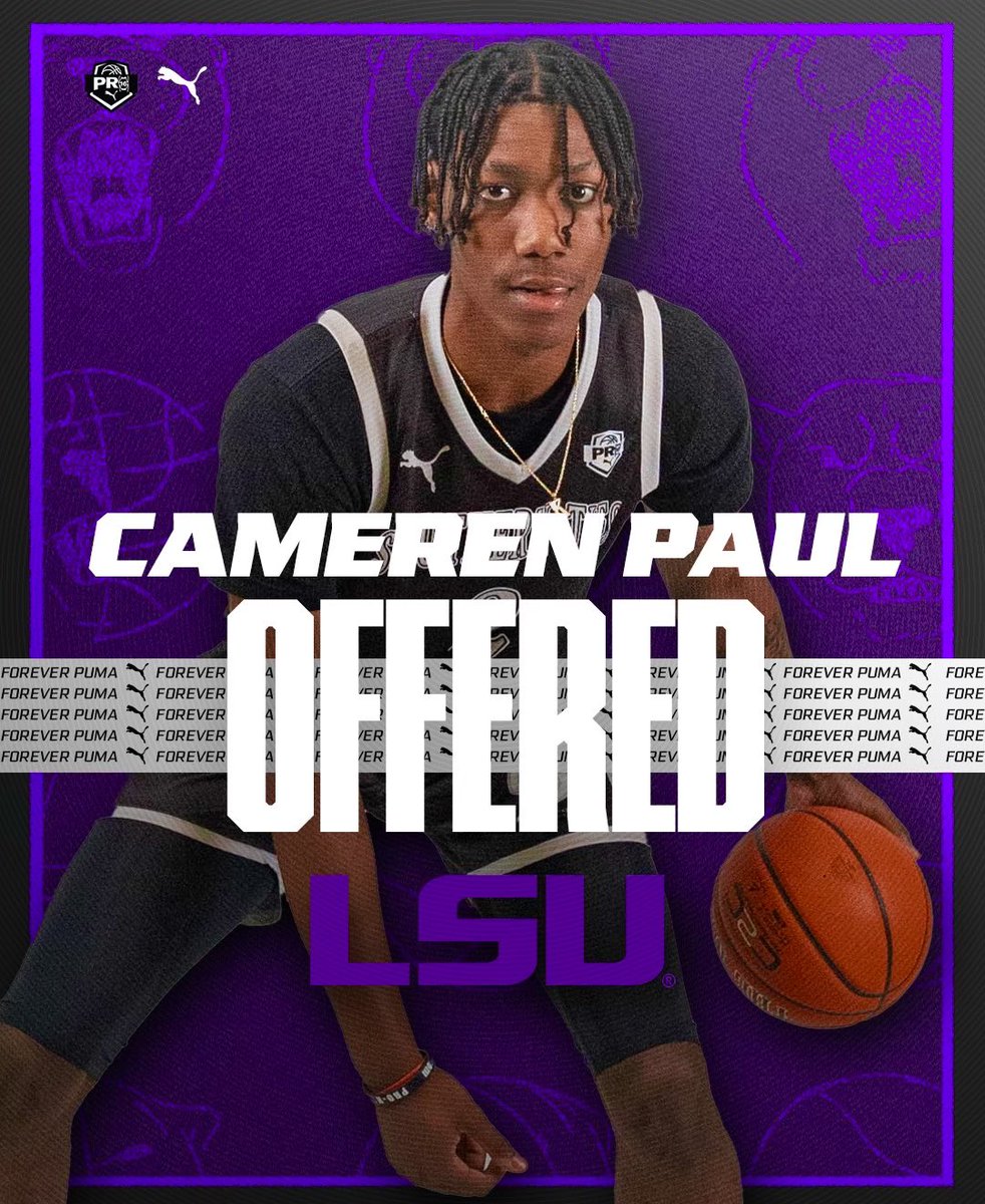Blessed to receive D1 offer from LSU💜💛