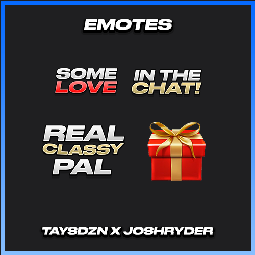 Twitch Emotes for <a href="/JoshRyder__/">Josh Ryder</a> 😏

Hit me up for cheap priced work!