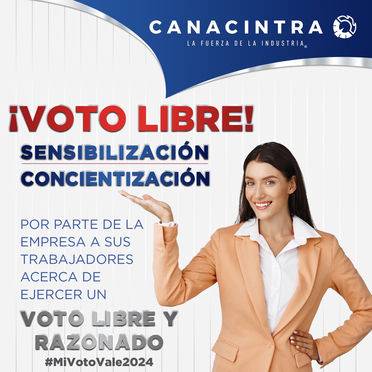 ¡Tu voto es libre! 👍✍️ #CANACINTRA te recuerda que, este domingo 2 de junio 2024, salgas a votar. ¡Tu voz, tu decisión y tu voto vale!

#MiVotoVale #Elecciones #AVotar #SalAVotar