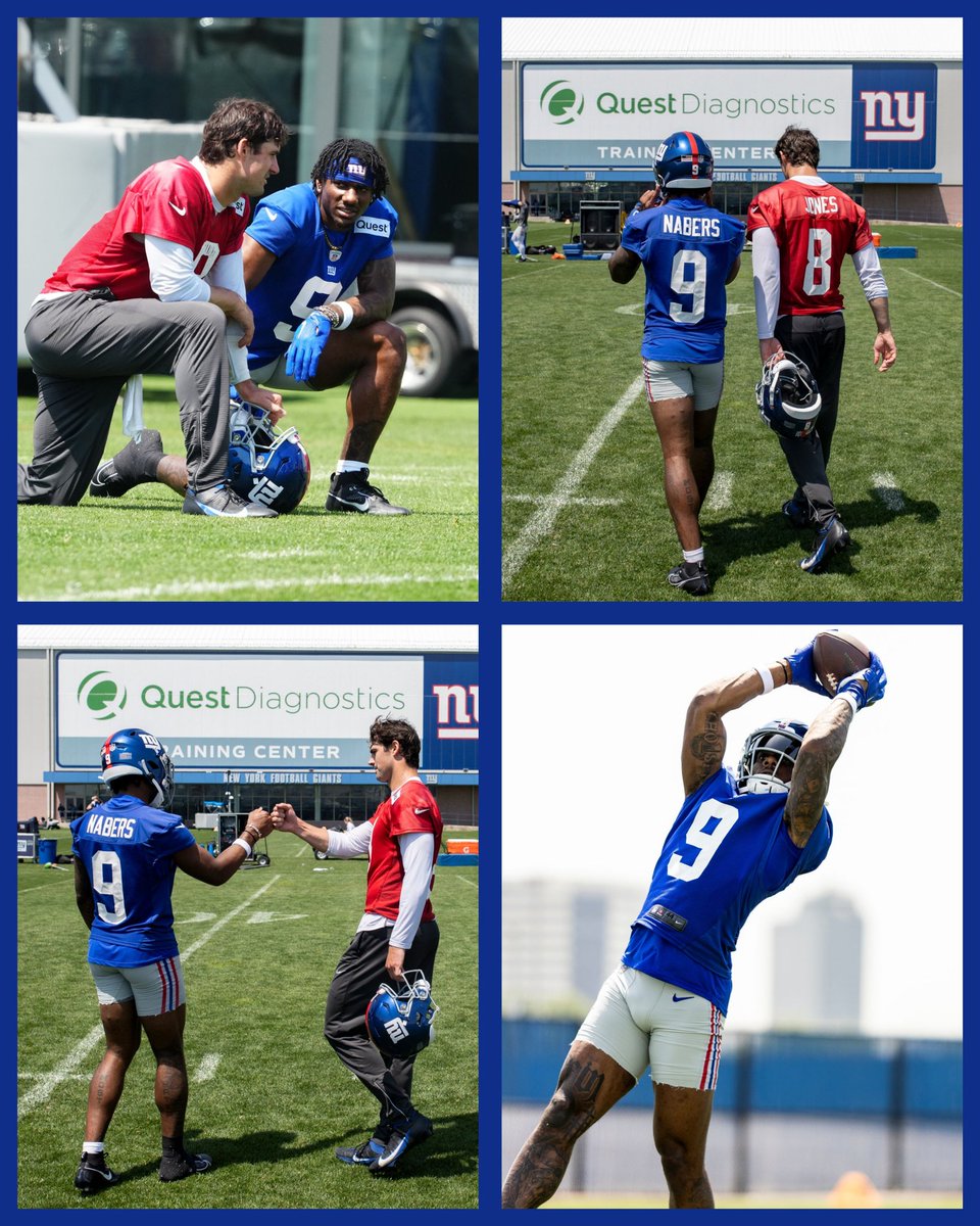 The beginning of greatness... If you dislike Daniel Jones, Malik Nabers is going to be a problem for you. 

#GIANTS #GMEN #NYGIANTS