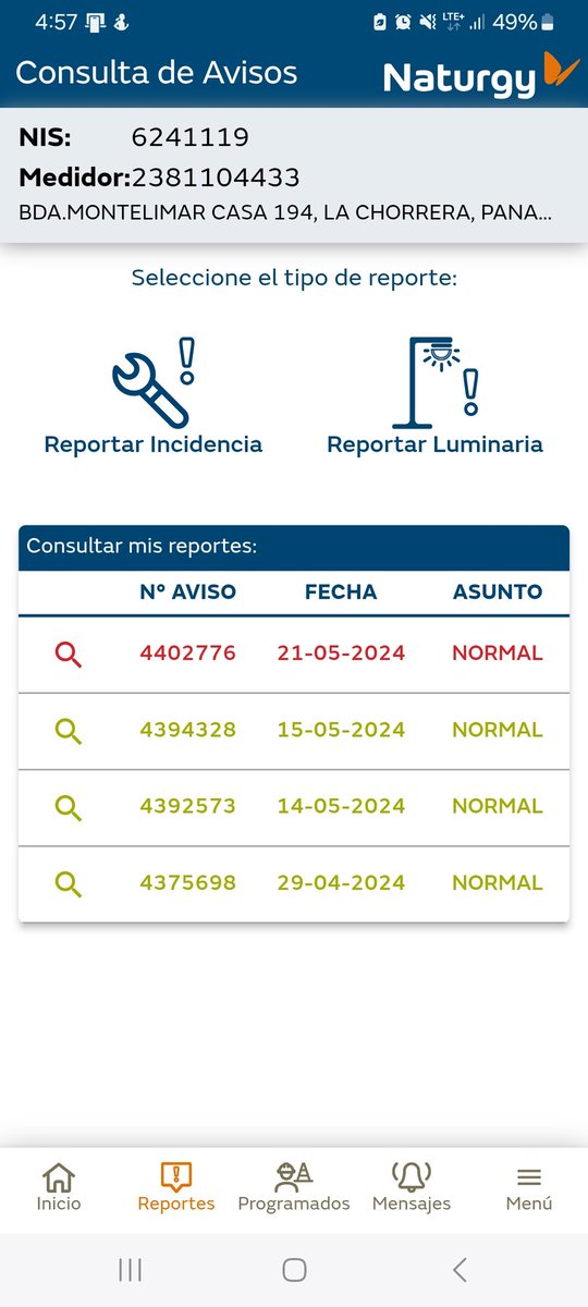 smoreno1980's tweet photo. @NaturgyPa Ya se hizo el reporte hace más de una hora. Cuando me acuerdo hago el registro pero esto es diario!! https://t.co/8lFlOH32ky