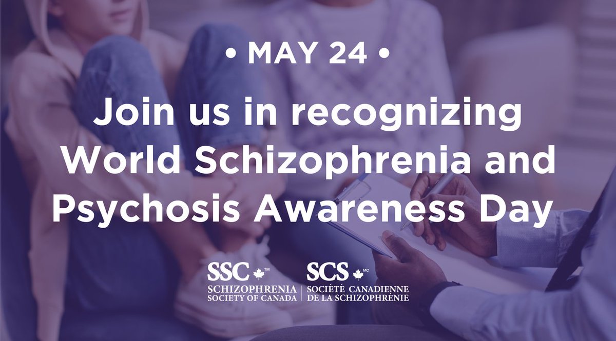 This week, we recognize World Schizophrenia and Psychosis Awareness Day - join us on May 24 to break down the stigma that surrounds mental illness.