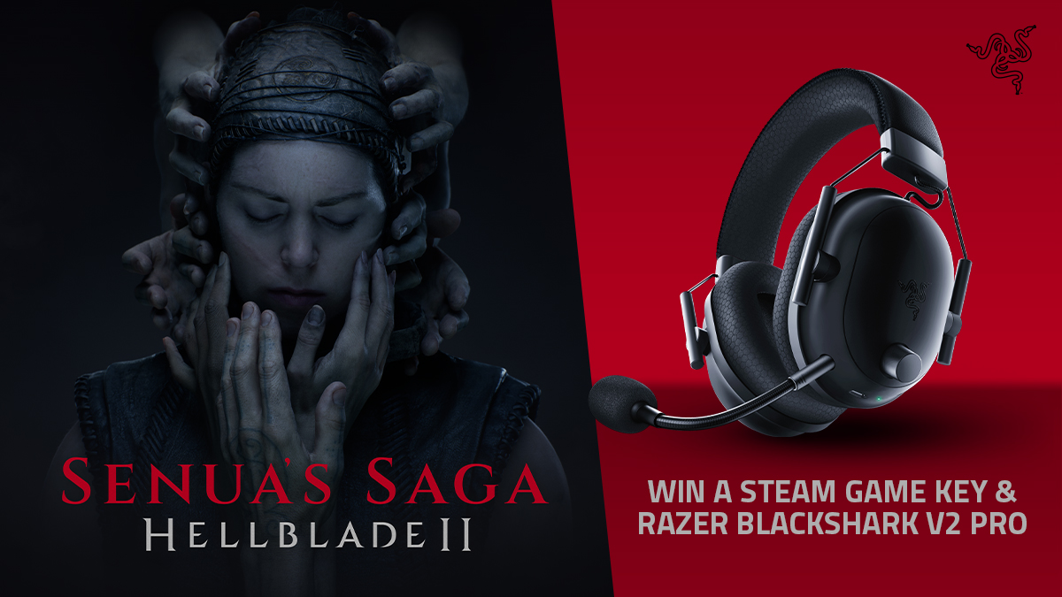 Celebrate Senua's Saga: Hellblade II with us! We’re giving away 5 Steam codes, each with a Razer BlackShark V2 Pro. To win:

🔴 Follow <a href="/Razer/">R Λ Z Ξ R</a>
🔴 Like, Tag a friend, &amp; Retweet!

Giveaway ends May 28th, 11:59 PM PST. GLHF!