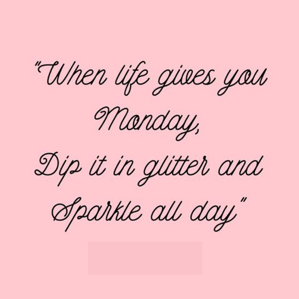 When life gives you Monday, grab your glitter and make it shine! ✨ Start the week sparkling with Pretty Vulgar's Glitter Dust. l8r.it/P8Ey