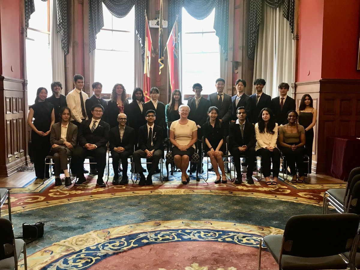 RideauHallFdn's tweet photo. Thank you to the Honourable Edith Dumont, Lieutenant Governor of Ontario, @Igontario, for being part of the Ingenious+ Regional Awards Ceremony!
We so appreciate the warm welcome! #IngeniousPlus https://t.co/Tq8ebaFGz0