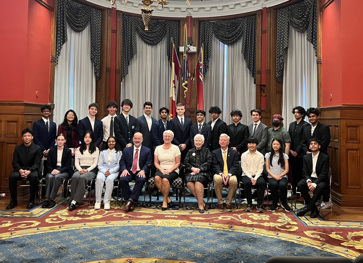 RideauHallFdn's tweet photo. Thank you to the Honourable Edith Dumont, Lieutenant Governor of Ontario, @Igontario, for being part of the Ingenious+ Regional Awards Ceremony!
We so appreciate the warm welcome! #IngeniousPlus https://t.co/Tq8ebaFGz0