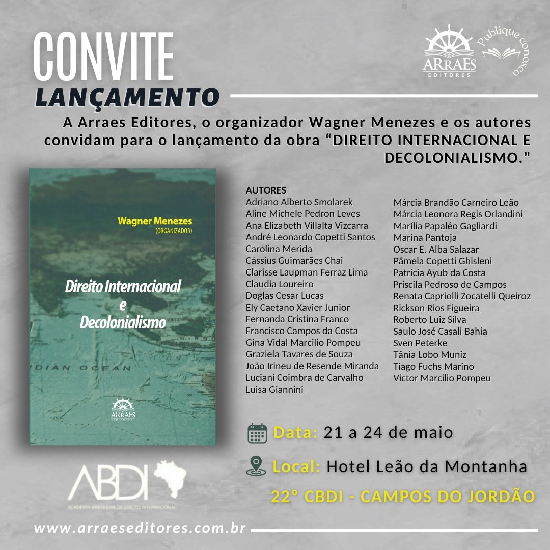 arraeseditores's tweet photo. O 22° CBDI começou  hoje, em Campos do Jordão, e tem lançamento por lá! Obra com nosso amigo e parceiro @wagnermenezesss. Procure pelo estande e adquira seu exemplar!

#22CBDI #lancamentoarraeseditores #livrosacadêmicos #publiqueseulivro https://t.co/7netLQoZrp