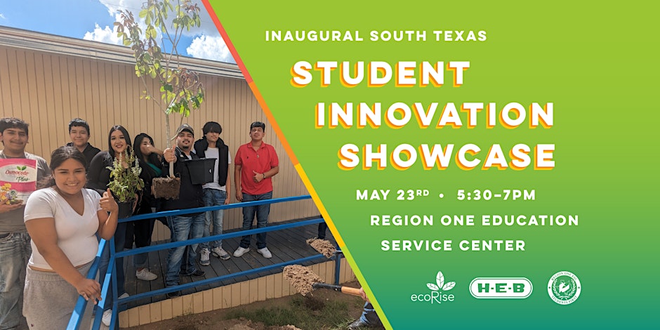 Don't forget to join us Thursday, May 23 at our Conference Center in Edinburg for a showcase of student sustainability projects. RSVP at ow.ly/lIzc50RPo8P.