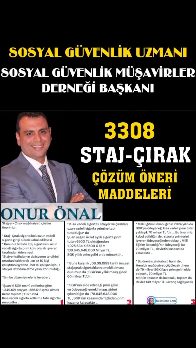 @AhmetAYDIN_02 @sahapkavcioglu @RTEdijital @RTErdogan @dbdevletbahceli @isikhanvedat @AhmetAYDIN_02 @sgksosyalmedya @csgbakanligi @memetsimsek @_cevdetyilmaz #Çöz3308iAl149Milyarı