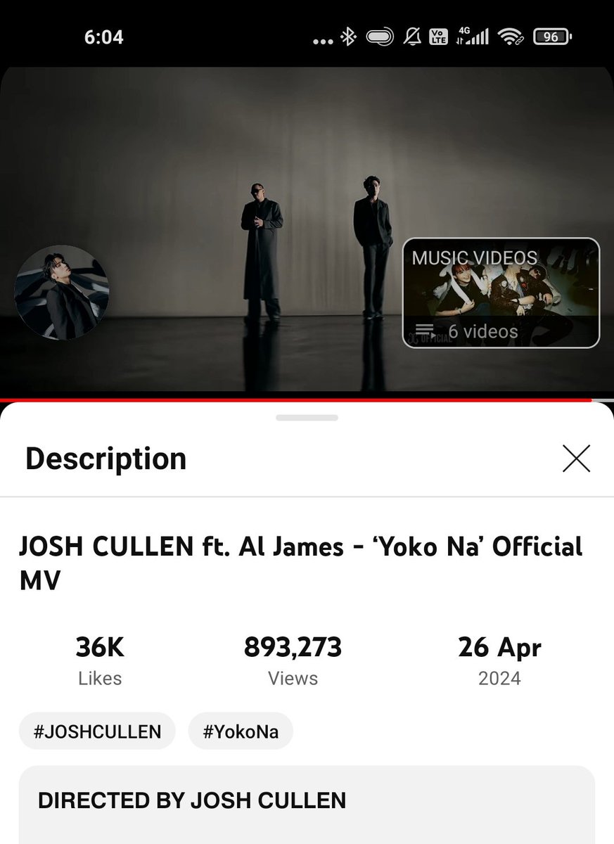 Don't forget to stream #YokoNa by #JOSHCULLENxALJAMES on music platforms 🎶 #JOSHCULLEN