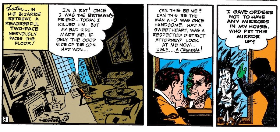 You put it there ? I mean, it's YOUR house, Harv...

#dccomics #harveydent #twoface #batman #detectivecomics