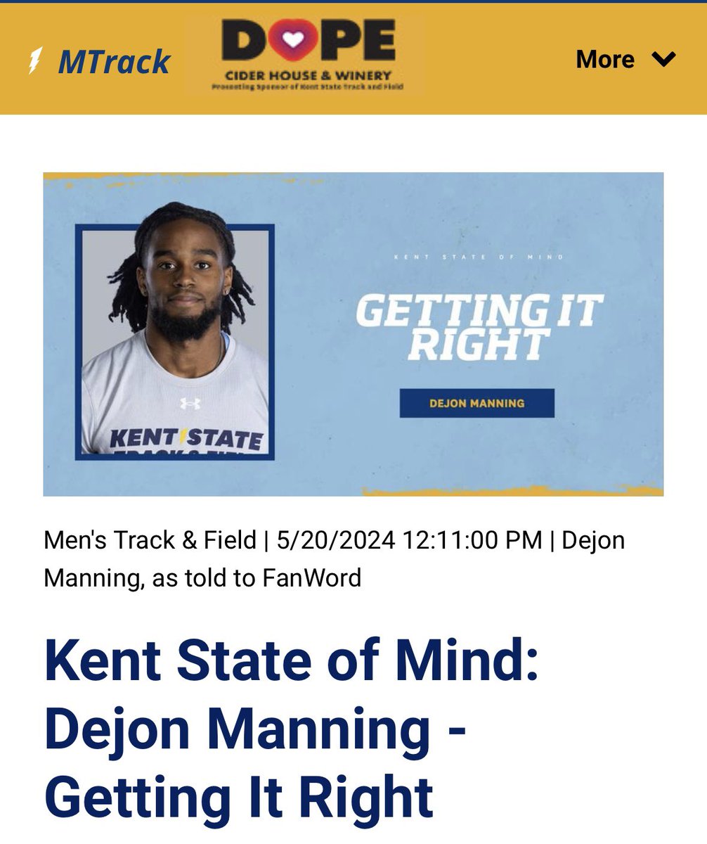 Axcess (@axcessnetwork) on Twitter photo .<a href="/DejonManning/">Dejon manning</a> is ready to lead into his final season 🫡
Check out this story on the <a href="/KentStAthletics/">Kent State Athletics</a> star 🙏
Axcess profile: app.axcessnetwork.com/invite?r=652d9…
#track #trackandfield #mentalhealth #mental #tracknation #kentstate #athlete #collegeathlete .<a href="/DejonManning/">Dejon manning</a> is ready to lead into his final season 🫡
Check out this story on the <a href="/KentStAthletics/">Kent State Athletics</a> star 🙏
Axcess profile: app.axcessnetwork.com/invite?r=652d9…
#track #trackandfield #mentalhealth #mental #tracknation #kentstate #athlete #collegeathlete
