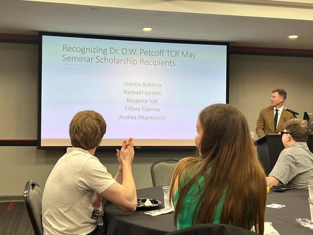 Congratulations to the May 2024 recipients of the Dr. O.W. Petcoff TCR May Seminar Scholarship! For more information or to donate, please see the QR code below.