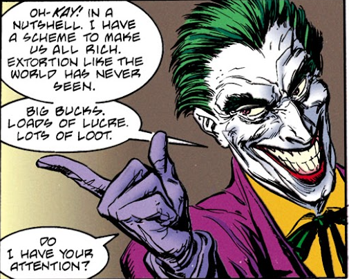 This colorful gentleman seems trustworthy. Let's hear his plan then...

#dccomics #thejoker #detectivecomics #batman