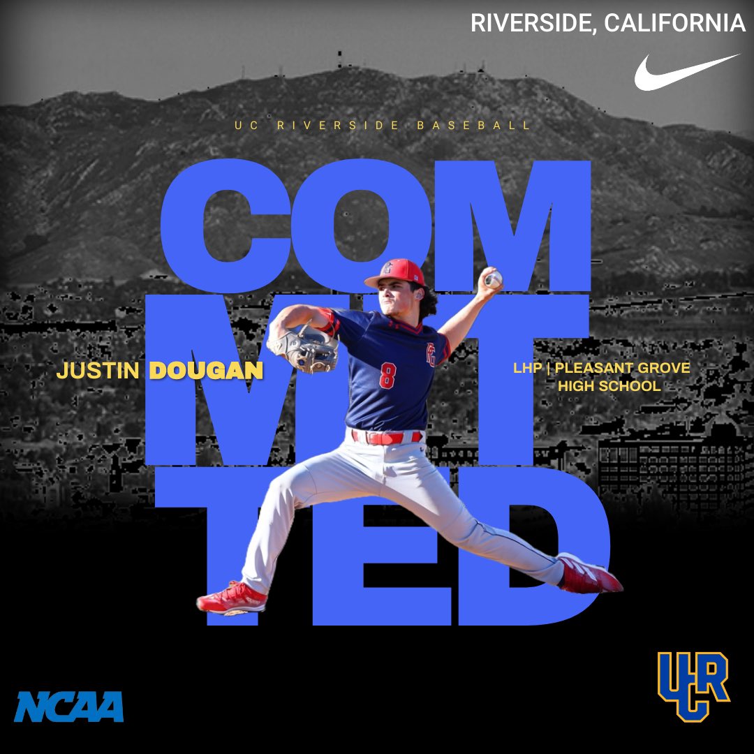 Justin Dougan (@justindougan08) on Twitter photo I am excited to announce my commitment to continue my academic and athletic career at UC Riverside. Thank you to all my coaches, teammates, family, and friends for helping me reach the next step in my career. Go Highlanders! <a href="/UCR_Baseball/">UC Riverside Baseball</a> <a href="/LloydAcosta2/">CoachAcosta</a> I am excited to announce my commitment to continue my academic and athletic career at UC Riverside. Thank you to all my coaches, teammates, family, and friends for helping me reach the next step in my career. Go Highlanders! <a href="/UCR_Baseball/">UC Riverside Baseball</a> <a href="/LloydAcosta2/">CoachAcosta</a>
