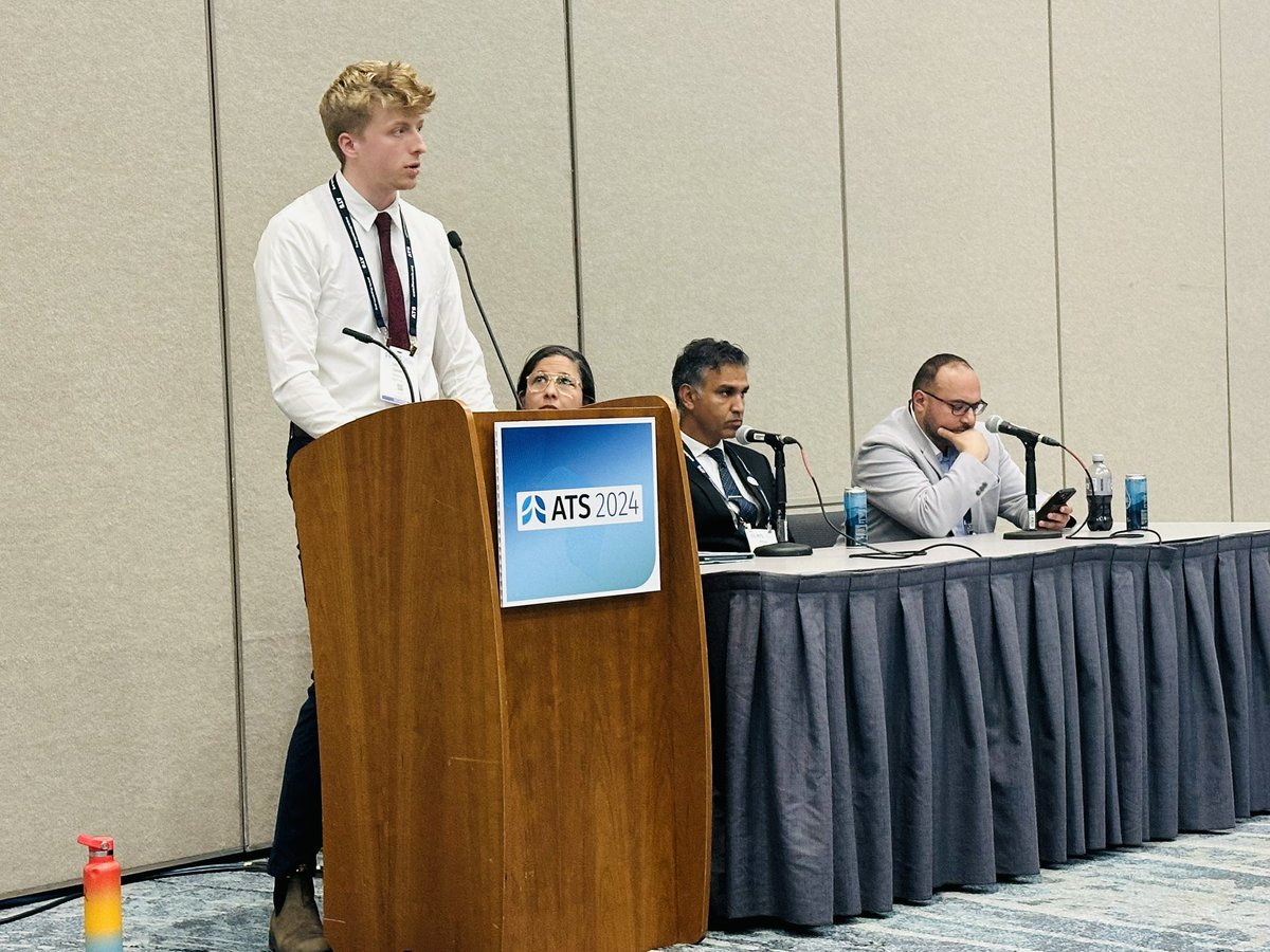 Happening now Room 6E. Discussion moderated by @ArcSuellen, @SobanUmar, and @ImadAlGhouleh linking novel extra thoracic disease mechanisms with Pulmonary Hypertension. @ATS_PC