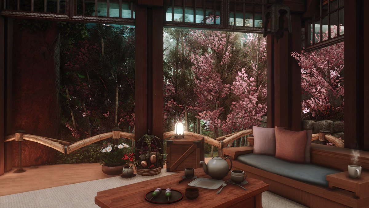 Light, Phoenix, Goblet, W11, P27

  「Sunset Blossom」(S)  

VIDEO WALKTHROUGH: youtube.com/watch?v=kt3arV…

Photos by: @Sariala_R and @CorwellMorgant 
 
 #FFXIV #FF14 #FFXIVHousing #FF14Housing #FF14ハウジング #hgxiv #HousingEden #スタジオジブリ   

1/3, more photos below!