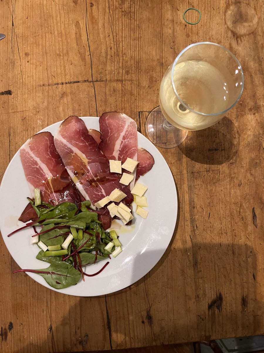 Minimalist supper for a warm evening