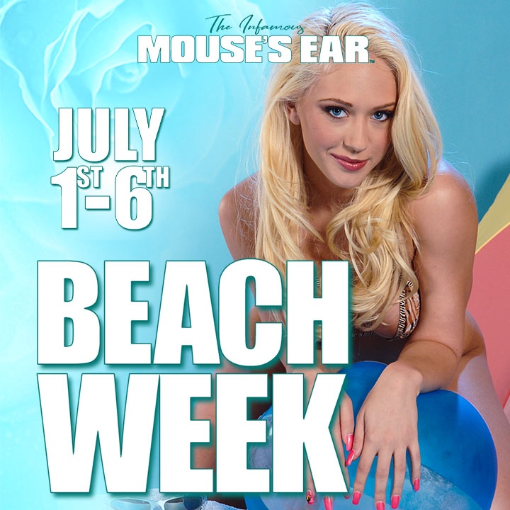 ☀️ Beach Week at The Mouse's Ear is coming up! ☀️ From July 1-6, join us for non-stop summer fun with our hot bikini babes! 🌴👙 Get ready for some friendly competition with fun beach games, ice-cold drinks, and the sexiest entertainment in Johnson City 💦 Don't miss out on th...