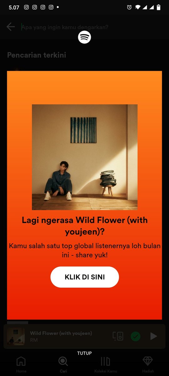 wah ter wild flower nih 😆