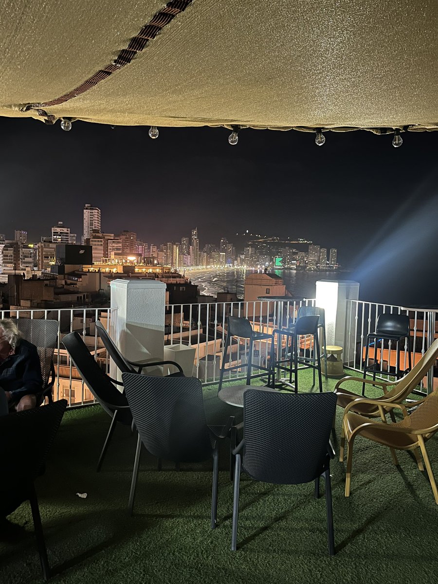 Tonight’s view from the bar… back in Blighty soon