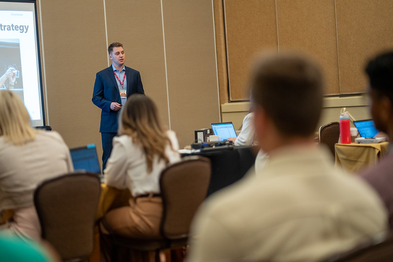 Y2 COMPETITION: Students took the podium today to give presentations during Stage 2 of the #EcoCAREVChallenge Y2 competition! 🚗 🔋 🎤 

Stay tuned for more!