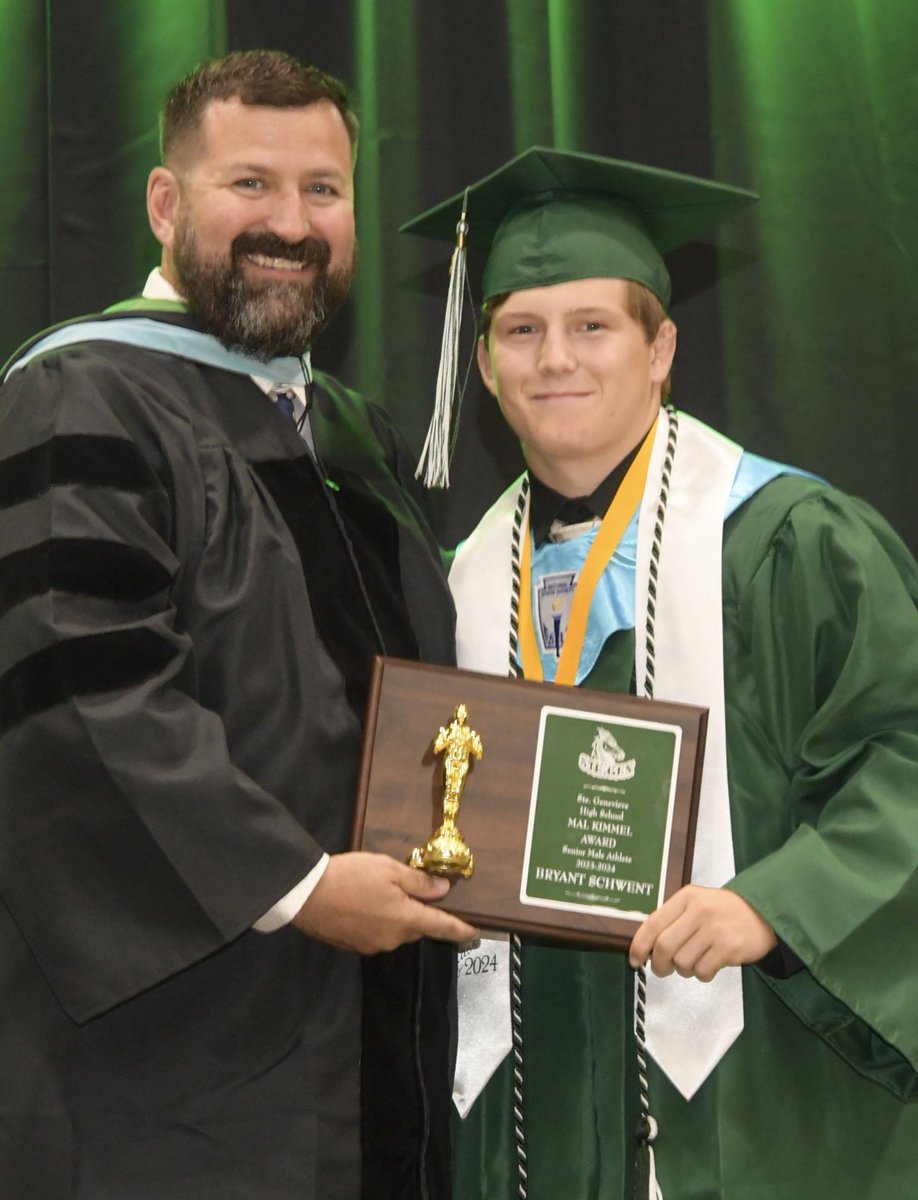 Let me tell you, I couldn’t be more proud of this exceptional young man. Determination, respect, passion, grit, leader, &amp; scholar are words I would use to describe Bryant’s SGHS career. He was awarded Male Athlete &amp; also Outstanding Boy for his graduating class of 2024. #proudmom