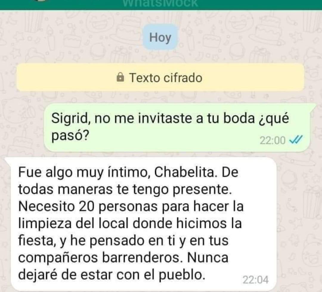 denniscarranza's tweet image. #BODA #SIGRIDBAZAN