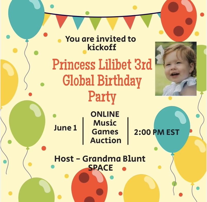 Come join me on Saturday June 1 Let’s kick it off for our little Princess Lilibet and enjoy a fun day relax laughter and fun and you know us after hr drinks😂😂
