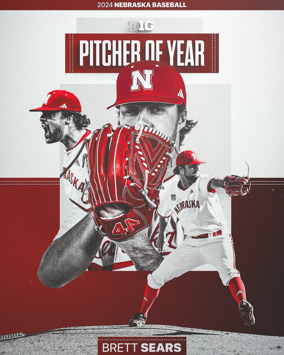 That man on the mound.

Your #B1G Pitcher of the Year:

🏆 <a href="/bsears_4/">Brett Sears</a> 🏆