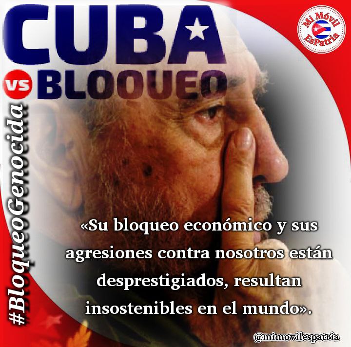 'La economía es un importantísimo frente de la Revolución y uno de los frentes que más ha recibido los ataques del enemigo' #FidelPorSiempre No más #BloqueoGenocida #UnidosXCuba🌻#MiMóvilEsPatria