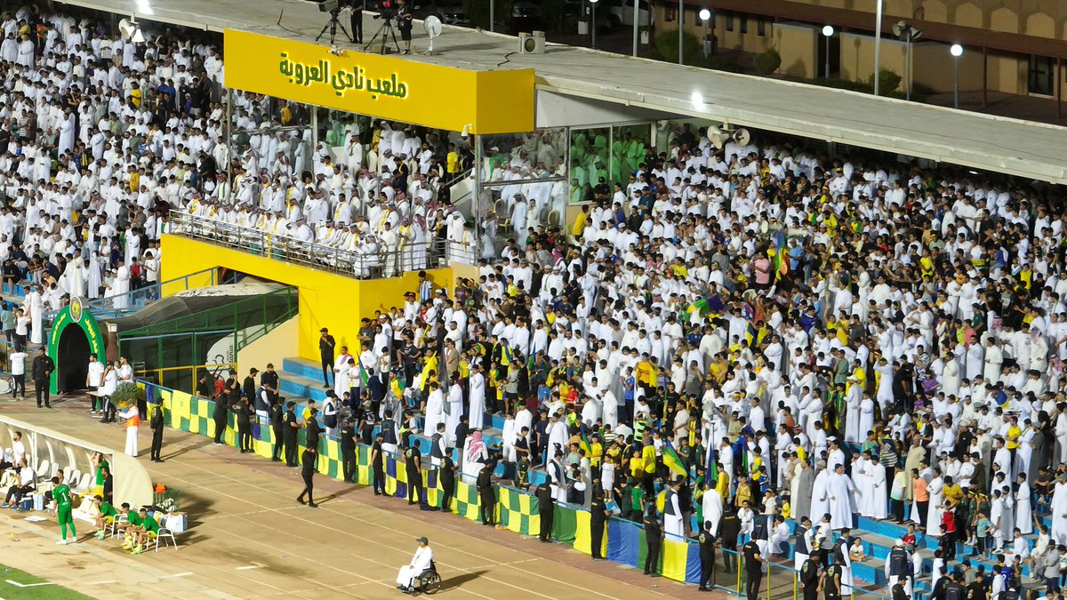 #العروبة | 📸
إفرحي يالجوف .. لياليك روشن ✈️💛💚